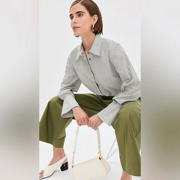 SIMKHAI Blythe Cropped Button Down Top Size XS - Picture 11 of 12